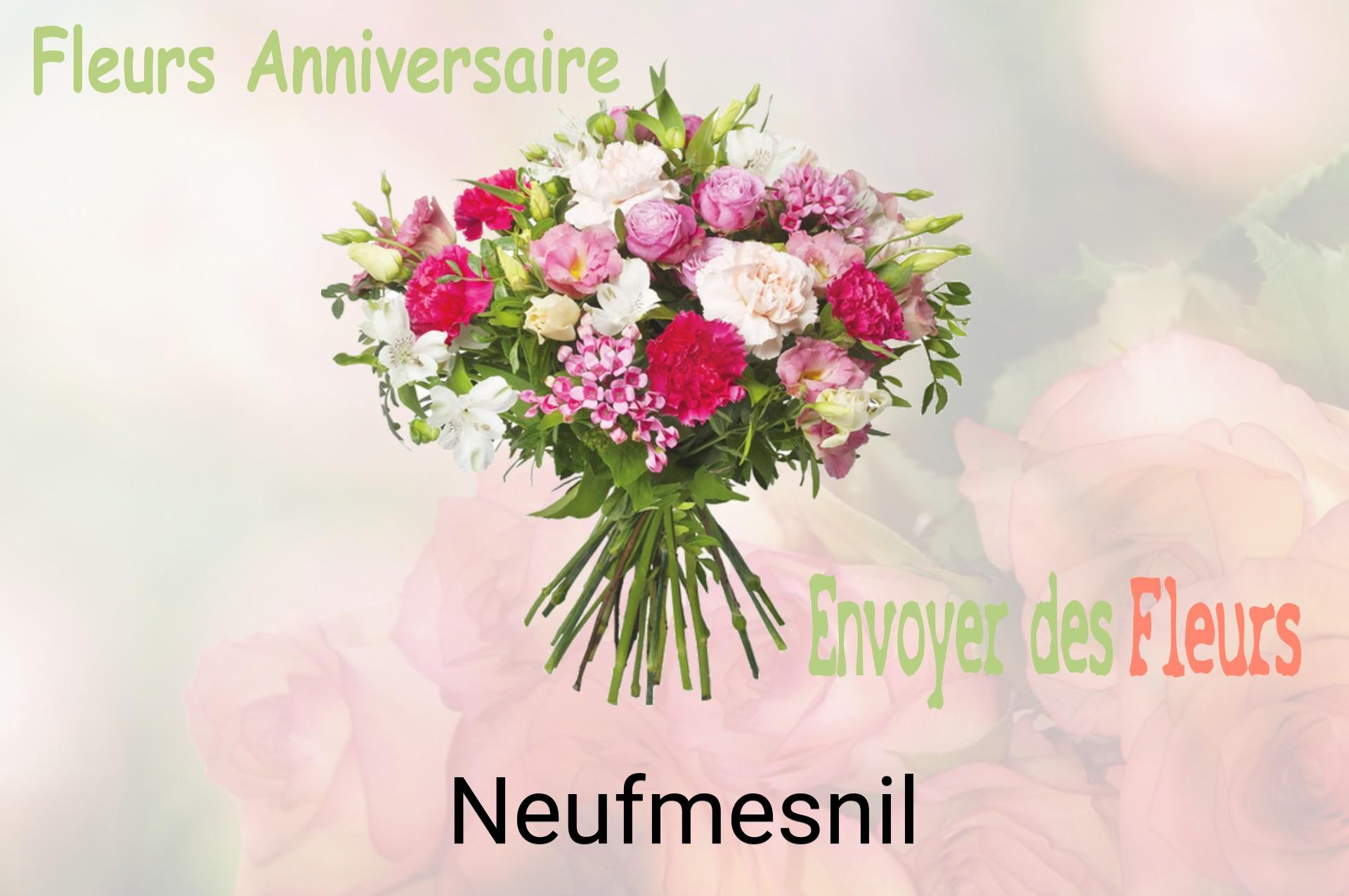 Bouquet de fleurs d’anniversaire livré à Neufmesnil