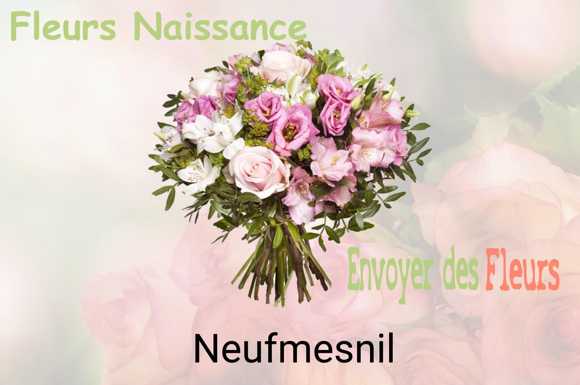 Bouquet de fleurs de naissance livré à Neufmesnil